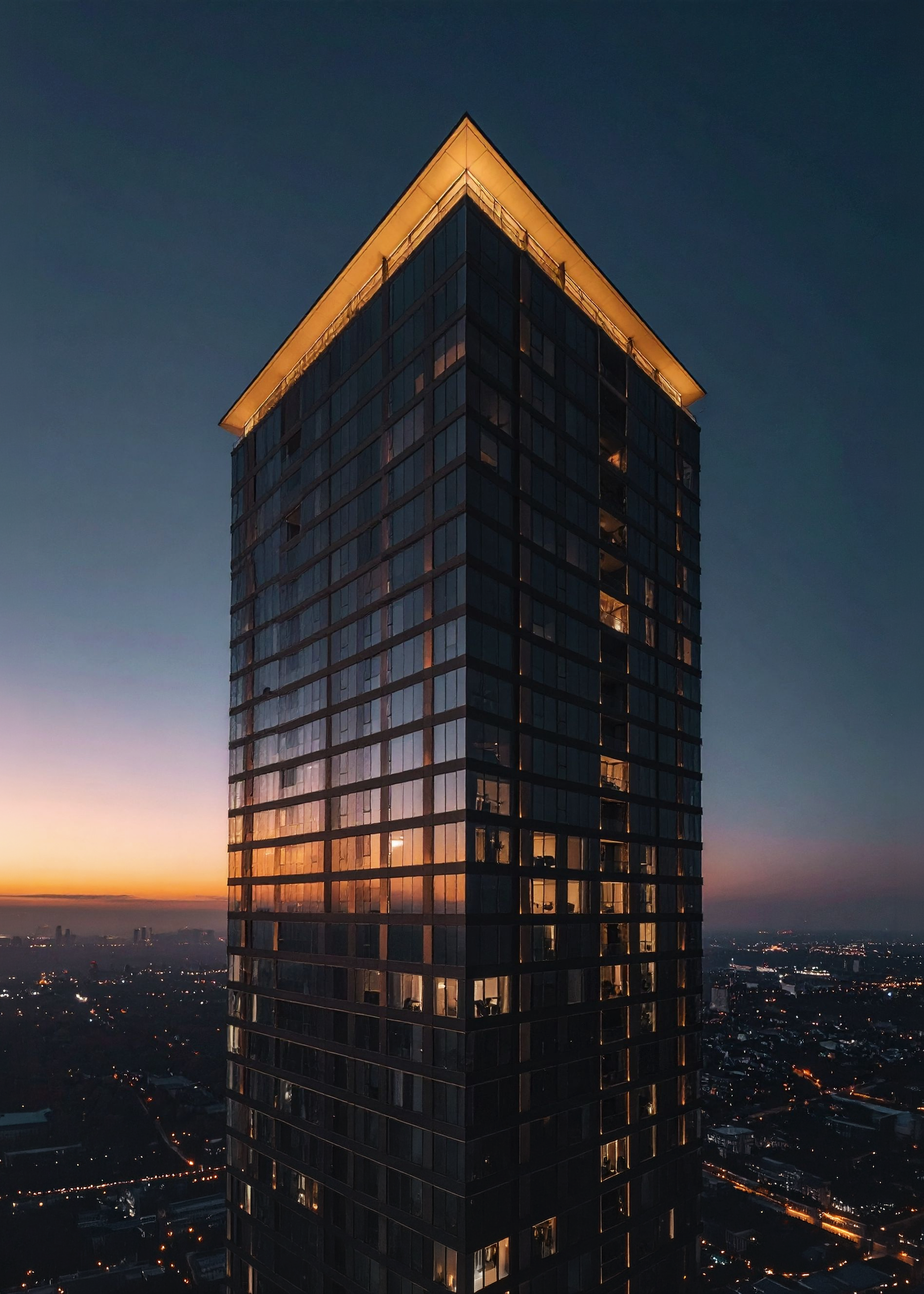 Vespera tower at dusk